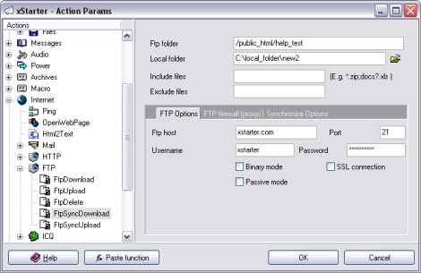 automate synchronize ftp folders